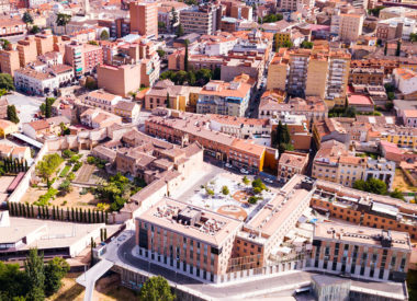 Vista aérea de edificios en Guadalajara